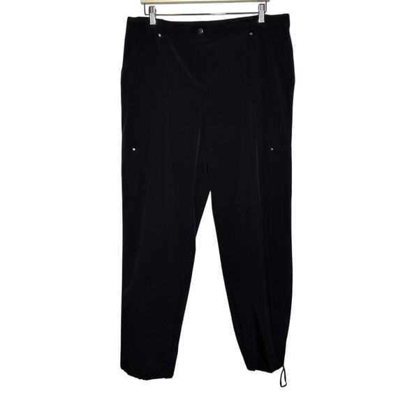 Chico's Pants - Chico’s Zenergy Black Cargo Bungee Pants Sz 2 (US 12/L) Lightweight Travel